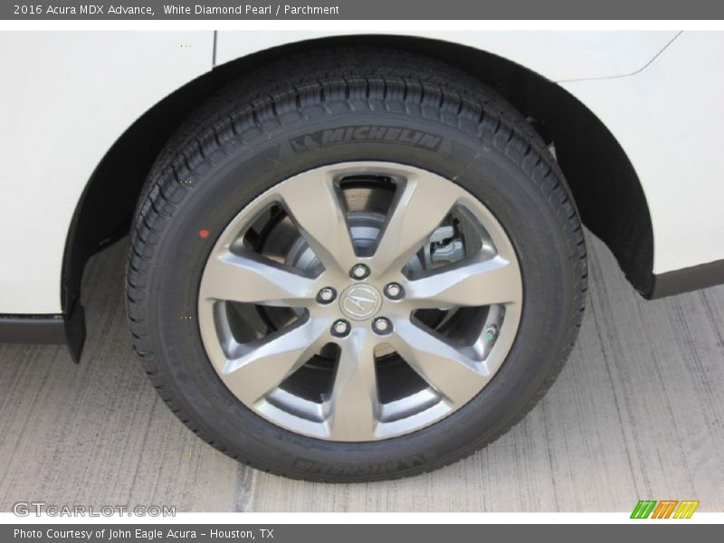 White Diamond Pearl / Parchment 2016 Acura MDX Advance