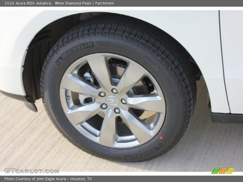 White Diamond Pearl / Parchment 2016 Acura MDX Advance