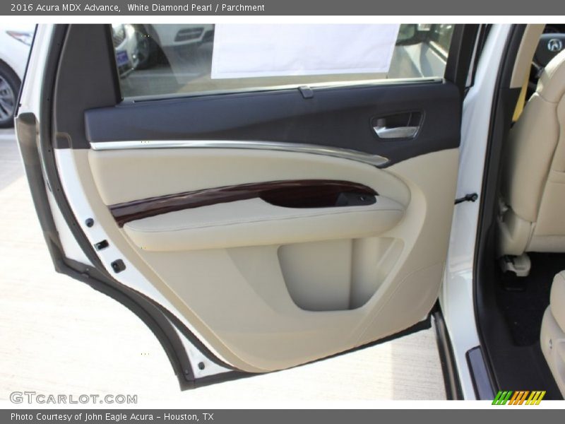 White Diamond Pearl / Parchment 2016 Acura MDX Advance
