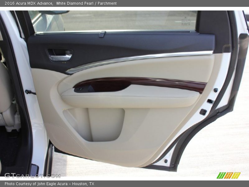 White Diamond Pearl / Parchment 2016 Acura MDX Advance