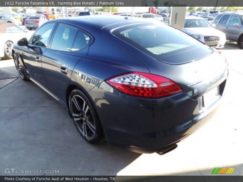 Yachting Blue Metallic / Platinum Grey 2012 Porsche Panamera V6