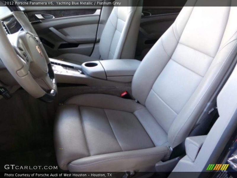 Yachting Blue Metallic / Platinum Grey 2012 Porsche Panamera V6