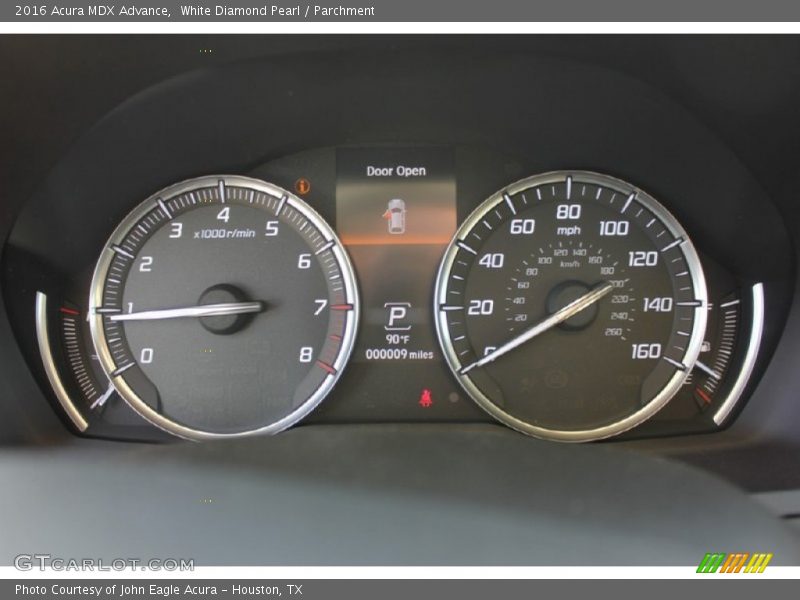 White Diamond Pearl / Parchment 2016 Acura MDX Advance