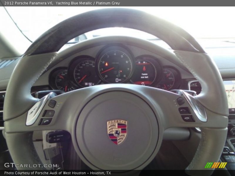 Yachting Blue Metallic / Platinum Grey 2012 Porsche Panamera V6