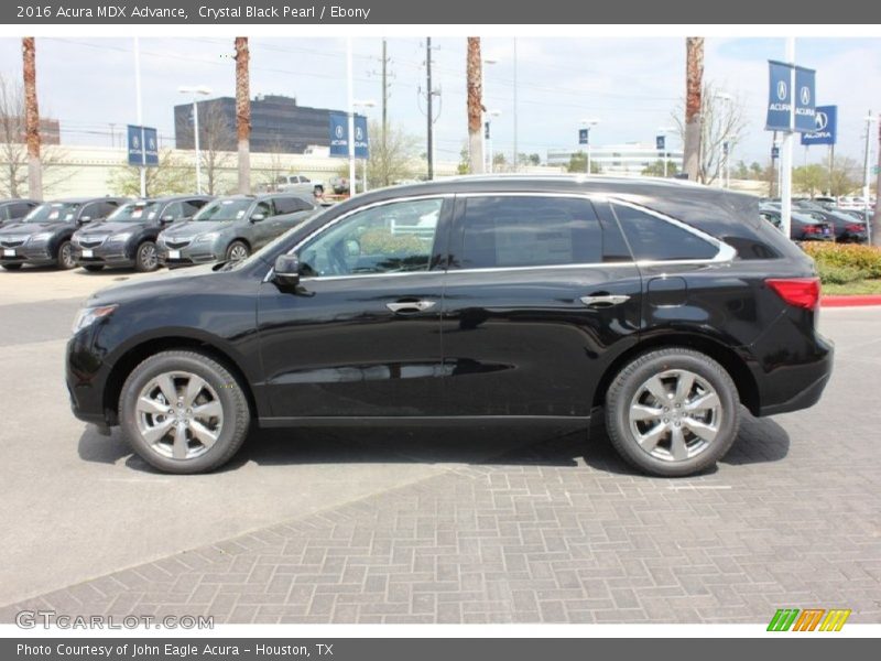 Crystal Black Pearl / Ebony 2016 Acura MDX Advance