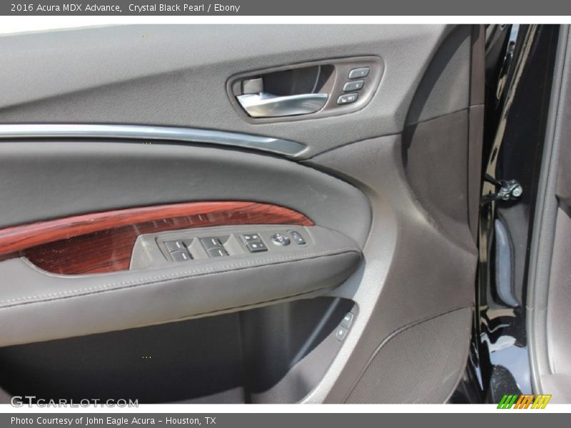 Crystal Black Pearl / Ebony 2016 Acura MDX Advance