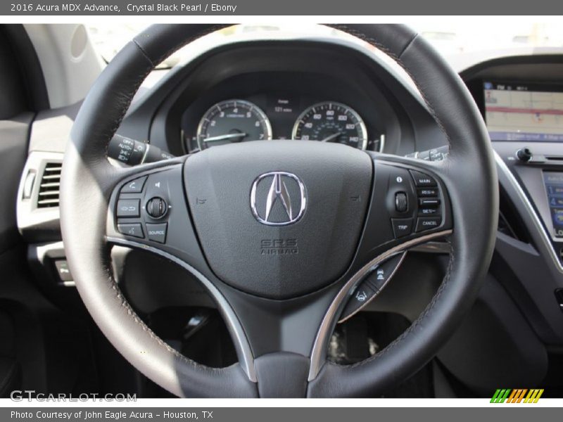 Crystal Black Pearl / Ebony 2016 Acura MDX Advance
