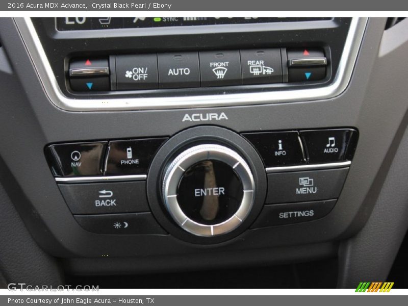 Crystal Black Pearl / Ebony 2016 Acura MDX Advance