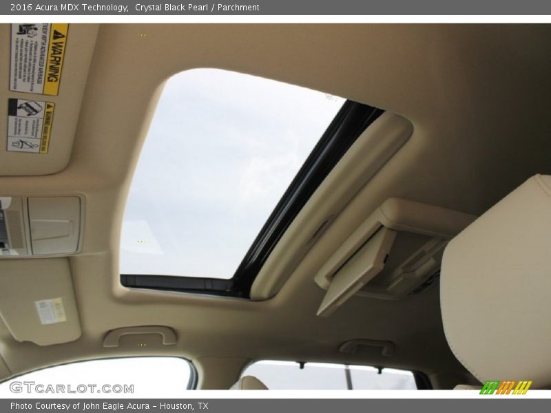 Crystal Black Pearl / Parchment 2016 Acura MDX Technology