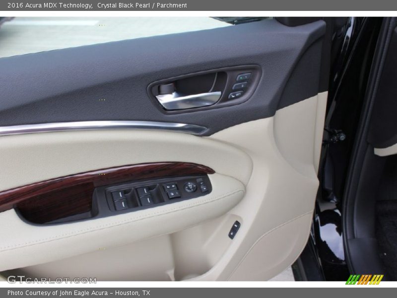Crystal Black Pearl / Parchment 2016 Acura MDX Technology