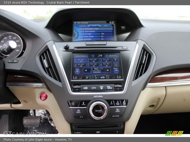 Crystal Black Pearl / Parchment 2016 Acura MDX Technology