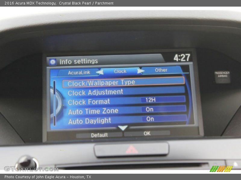 Crystal Black Pearl / Parchment 2016 Acura MDX Technology