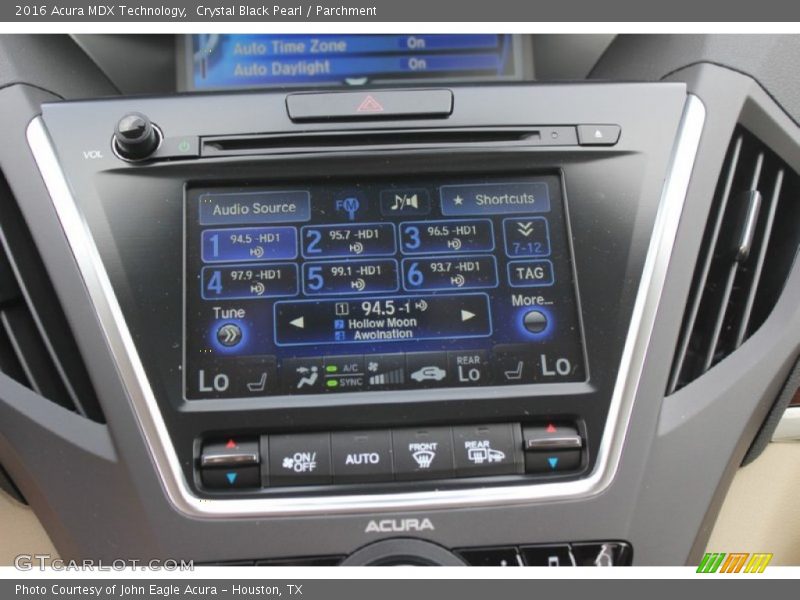 Crystal Black Pearl / Parchment 2016 Acura MDX Technology