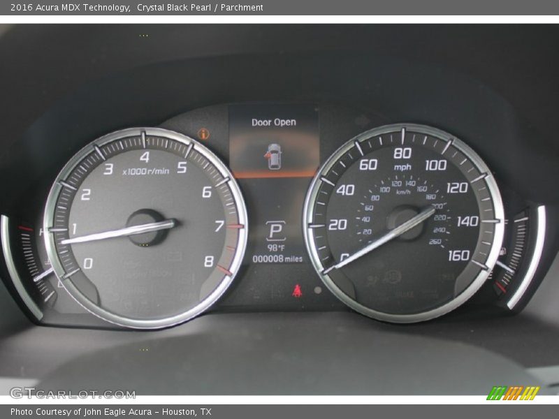Crystal Black Pearl / Parchment 2016 Acura MDX Technology