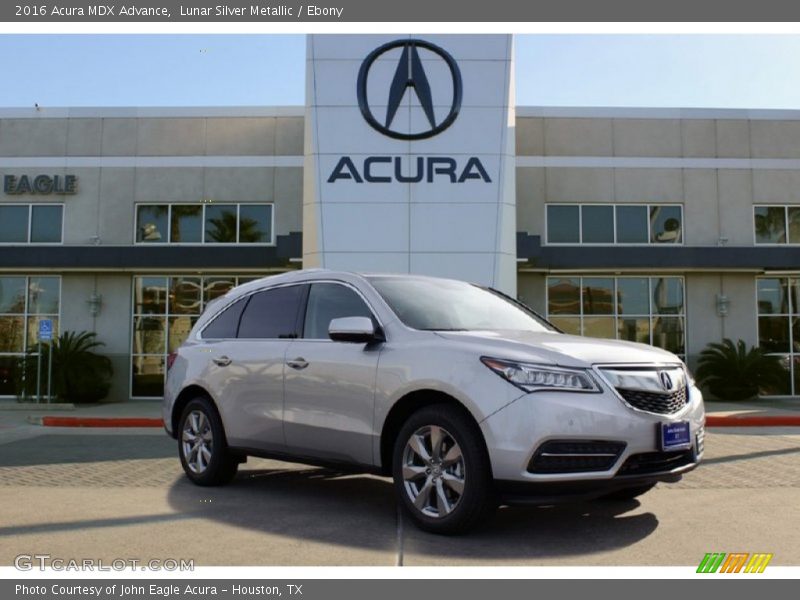 Lunar Silver Metallic / Ebony 2016 Acura MDX Advance