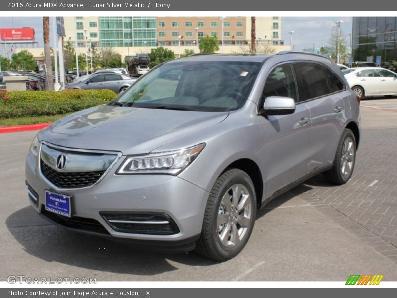 Lunar Silver Metallic / Ebony 2016 Acura MDX Advance