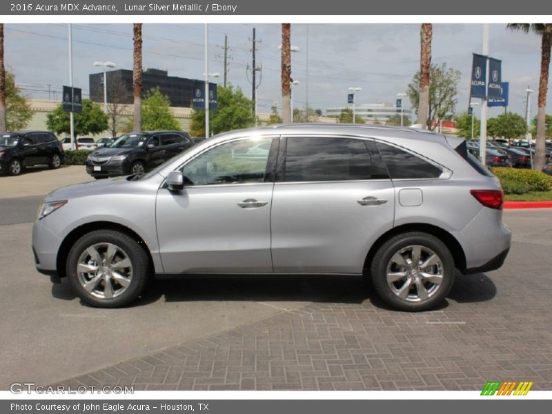 Lunar Silver Metallic / Ebony 2016 Acura MDX Advance