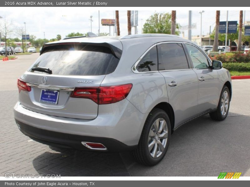 Lunar Silver Metallic / Ebony 2016 Acura MDX Advance