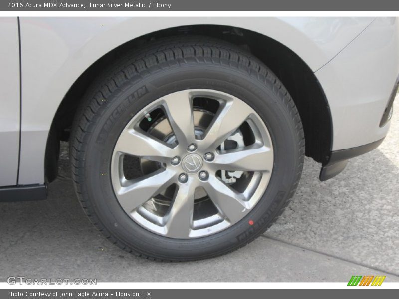Lunar Silver Metallic / Ebony 2016 Acura MDX Advance