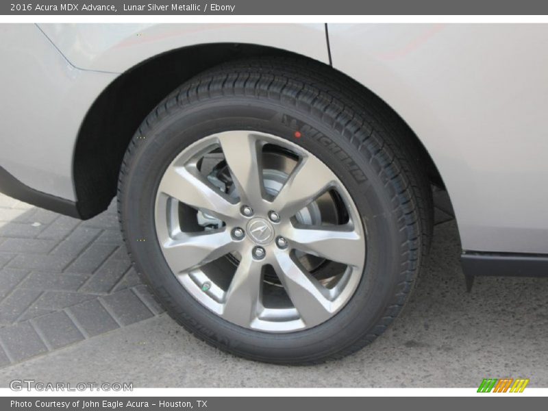 Lunar Silver Metallic / Ebony 2016 Acura MDX Advance