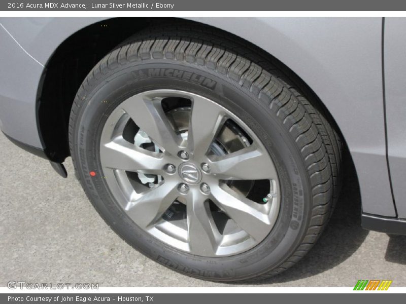 Lunar Silver Metallic / Ebony 2016 Acura MDX Advance