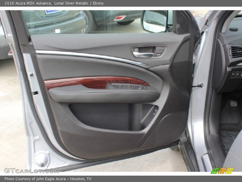 Lunar Silver Metallic / Ebony 2016 Acura MDX Advance