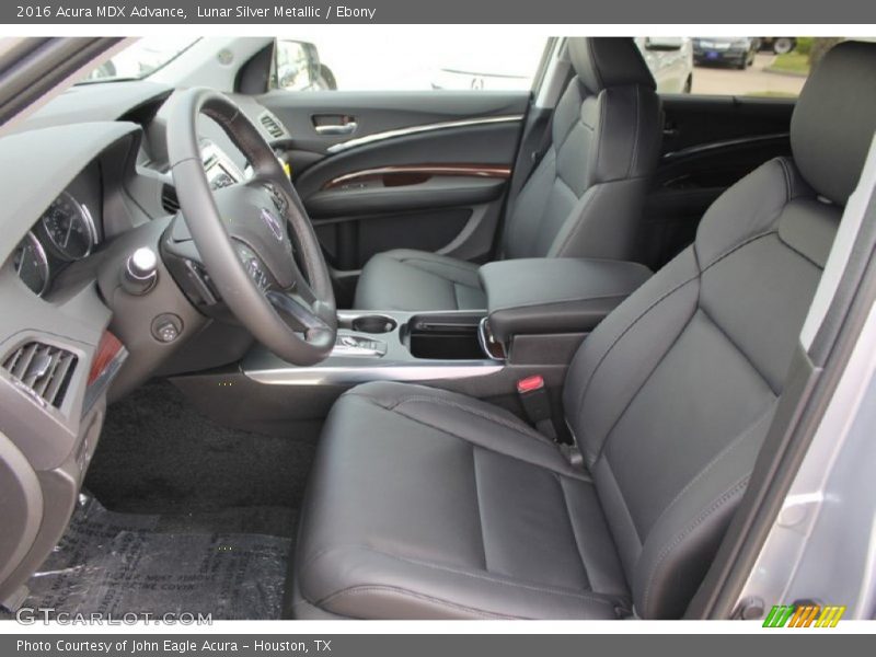 Lunar Silver Metallic / Ebony 2016 Acura MDX Advance