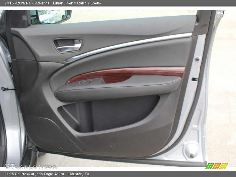 Lunar Silver Metallic / Ebony 2016 Acura MDX Advance