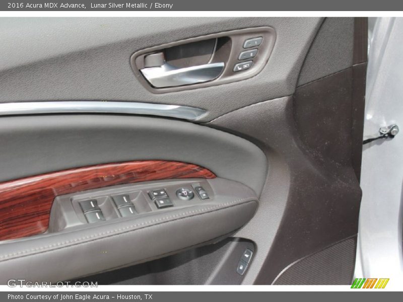 Lunar Silver Metallic / Ebony 2016 Acura MDX Advance