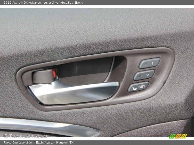 Lunar Silver Metallic / Ebony 2016 Acura MDX Advance
