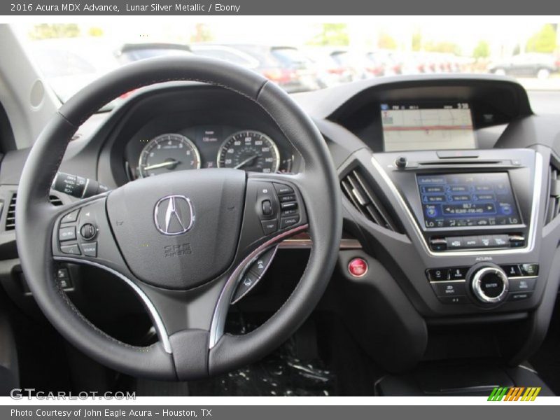 Lunar Silver Metallic / Ebony 2016 Acura MDX Advance