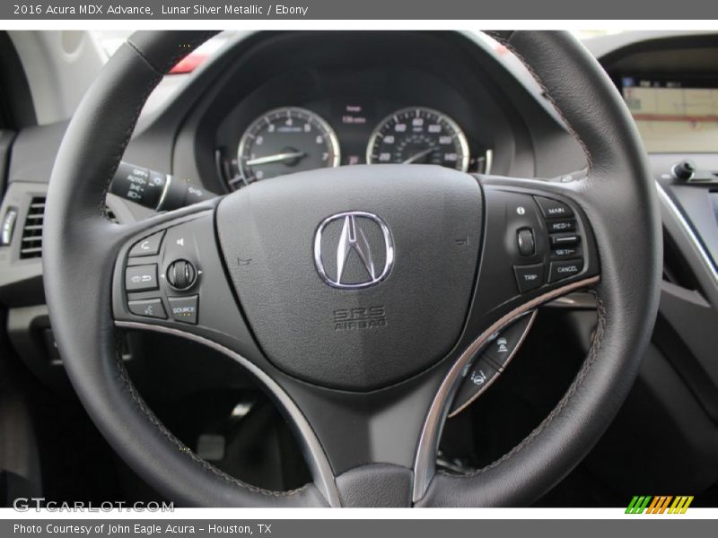 Lunar Silver Metallic / Ebony 2016 Acura MDX Advance