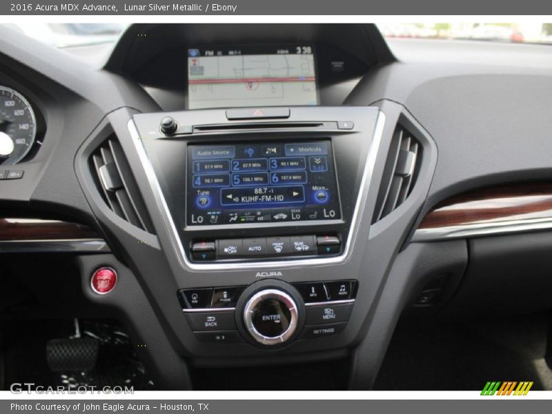 Lunar Silver Metallic / Ebony 2016 Acura MDX Advance