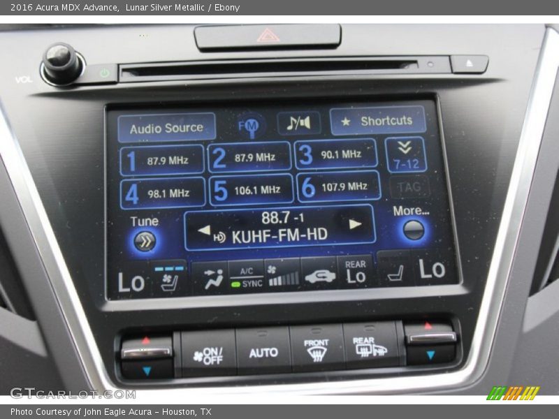 Lunar Silver Metallic / Ebony 2016 Acura MDX Advance
