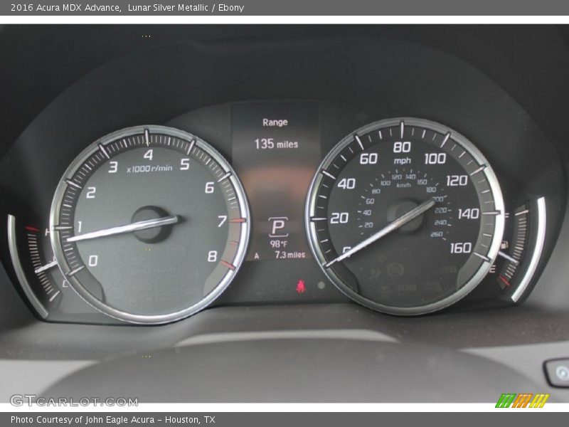 Lunar Silver Metallic / Ebony 2016 Acura MDX Advance