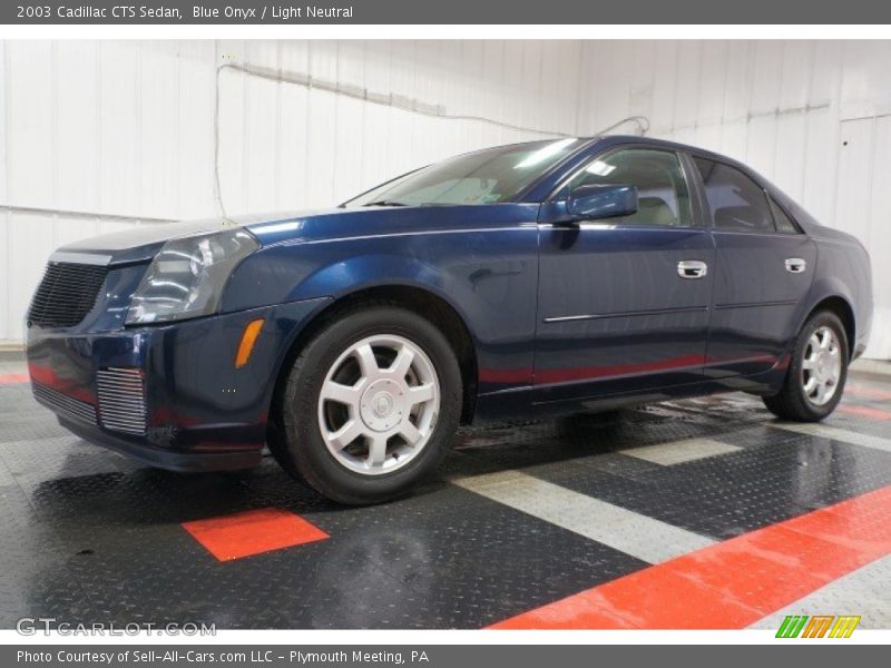 Blue Onyx / Light Neutral 2003 Cadillac CTS Sedan