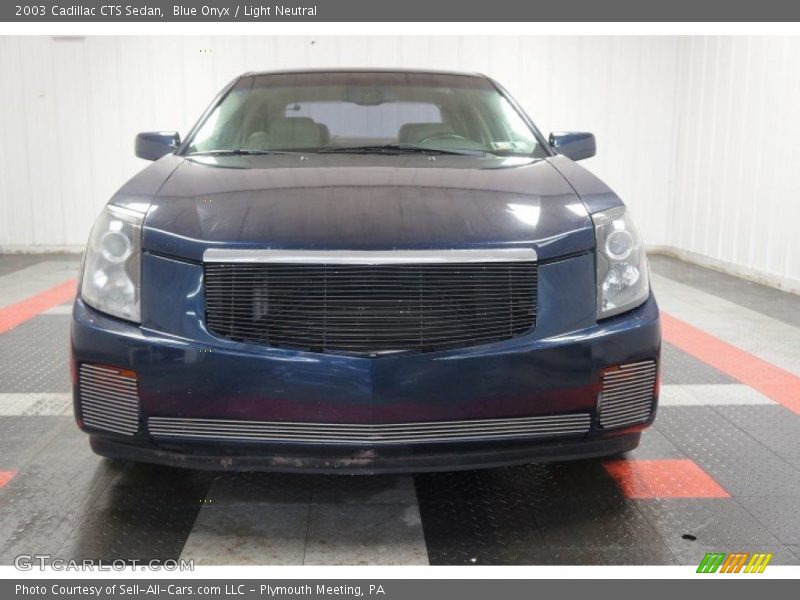Blue Onyx / Light Neutral 2003 Cadillac CTS Sedan