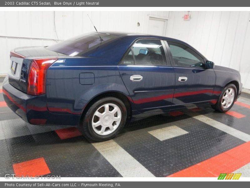 Blue Onyx / Light Neutral 2003 Cadillac CTS Sedan