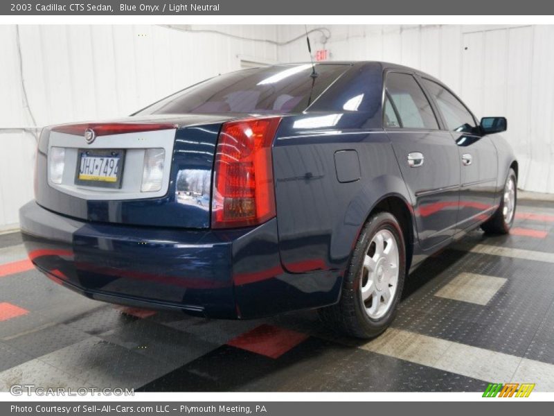 Blue Onyx / Light Neutral 2003 Cadillac CTS Sedan