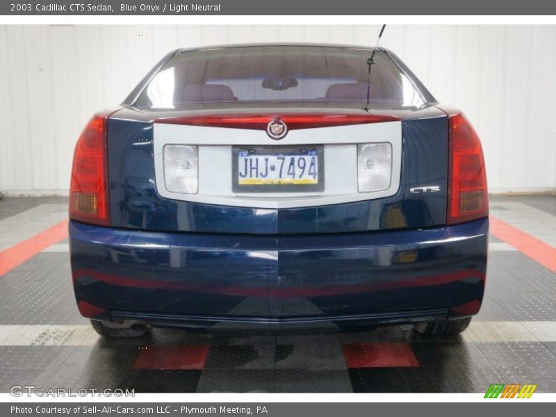 Blue Onyx / Light Neutral 2003 Cadillac CTS Sedan