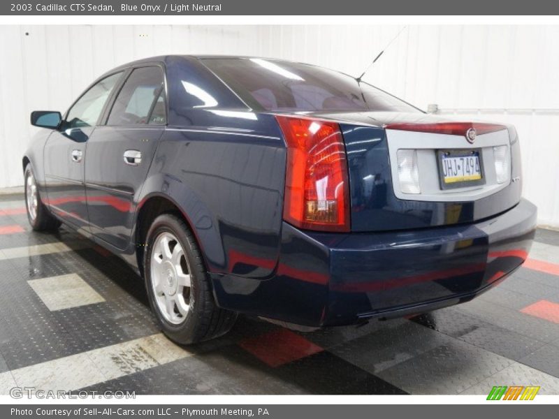 Blue Onyx / Light Neutral 2003 Cadillac CTS Sedan