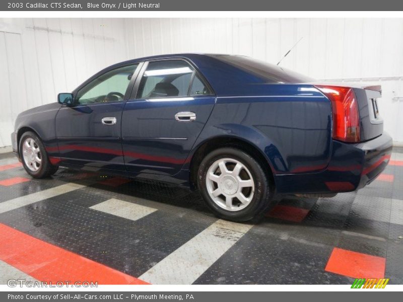 Blue Onyx / Light Neutral 2003 Cadillac CTS Sedan