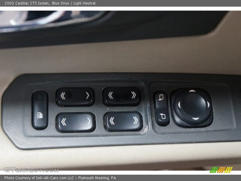 Blue Onyx / Light Neutral 2003 Cadillac CTS Sedan