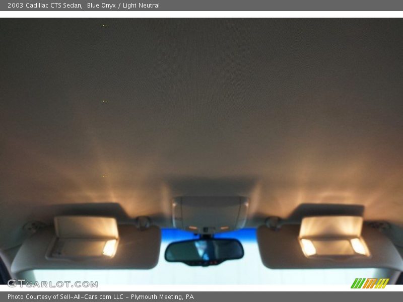 Blue Onyx / Light Neutral 2003 Cadillac CTS Sedan