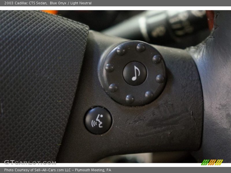 Blue Onyx / Light Neutral 2003 Cadillac CTS Sedan