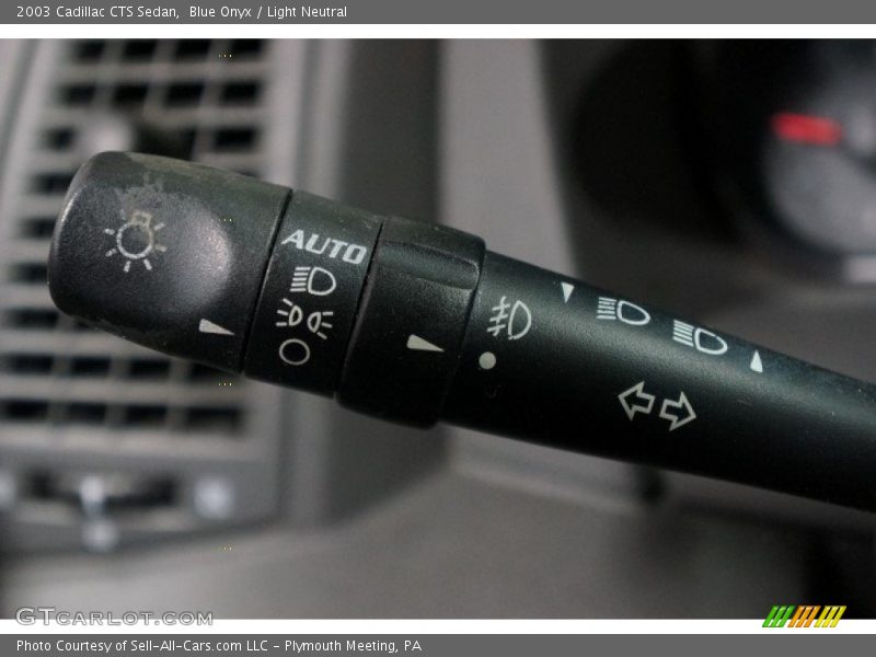 Blue Onyx / Light Neutral 2003 Cadillac CTS Sedan