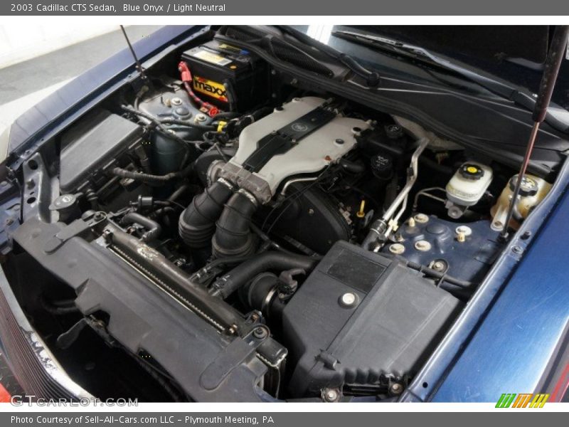 Blue Onyx / Light Neutral 2003 Cadillac CTS Sedan