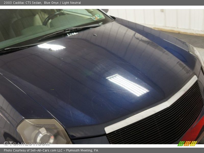 Blue Onyx / Light Neutral 2003 Cadillac CTS Sedan