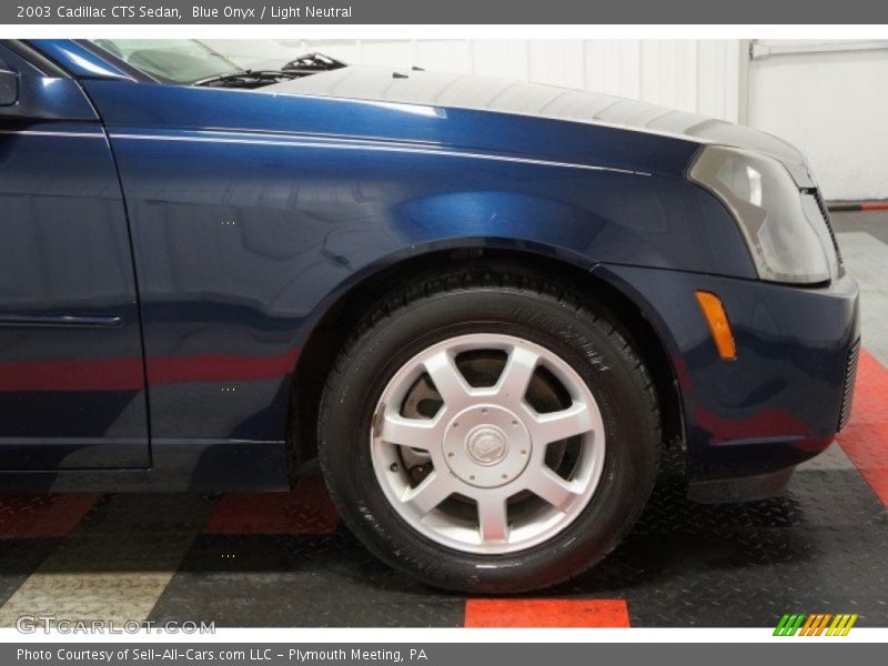 Blue Onyx / Light Neutral 2003 Cadillac CTS Sedan