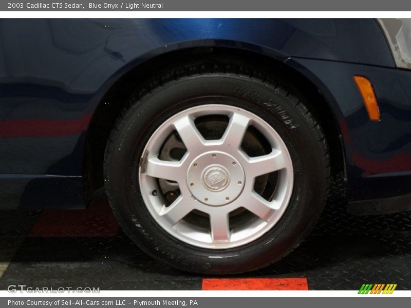 Blue Onyx / Light Neutral 2003 Cadillac CTS Sedan